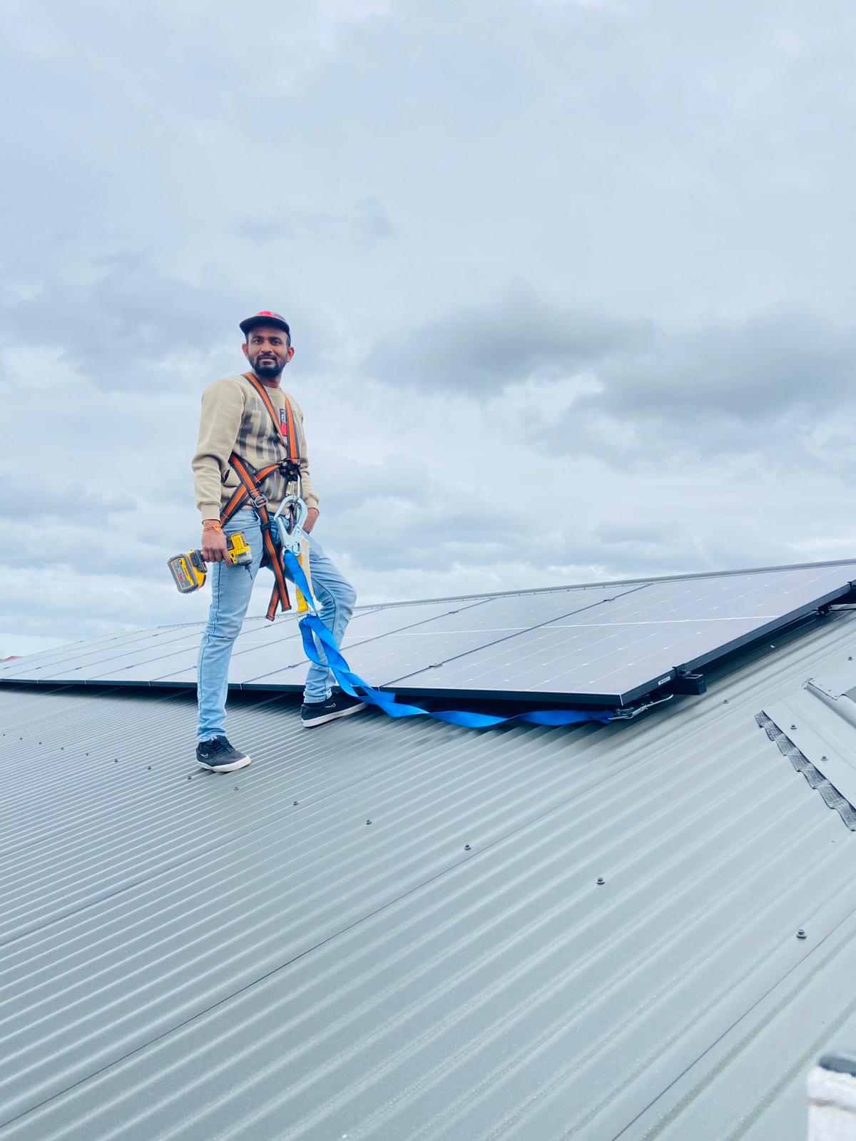Photovoltaic Solar certified electricians installing solar panels in New Zealand